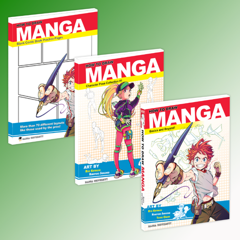 How to Draw Manga<br>Three-Book Bundle