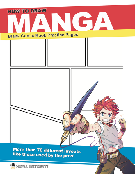 How To Draw Manga: Blank Comic Book Practice Pages – Manga University  Campus Store